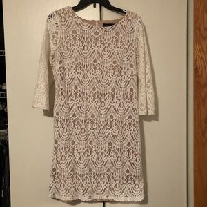 RN Studio White Lace Dress